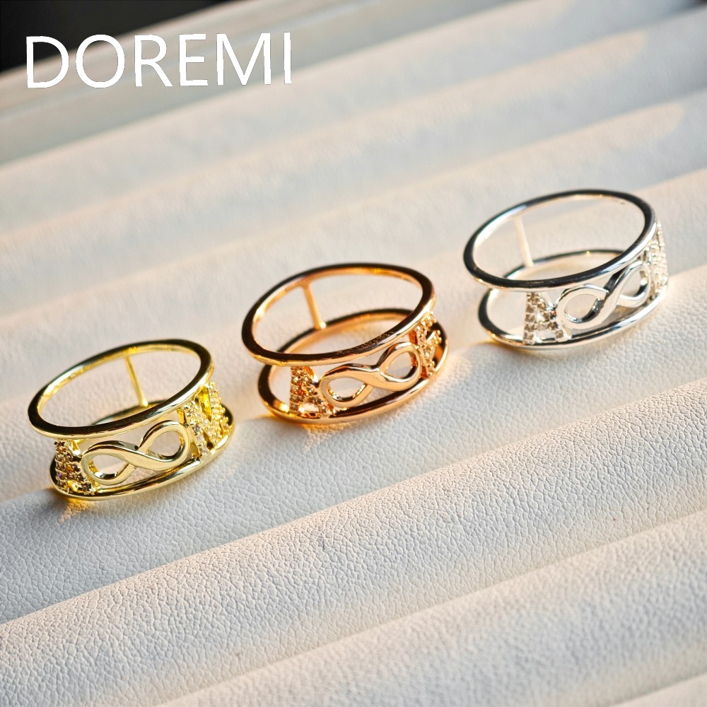 Initial Ring Custom - DOREMI Personalized Gift Jewelry Women Mom