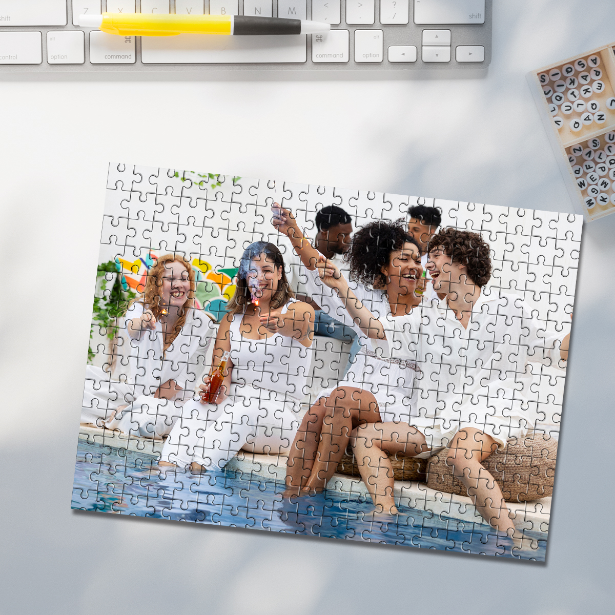 Custom Star Map - 35/300/500/1068pcs Personalized Custom Photo Puzzle Party