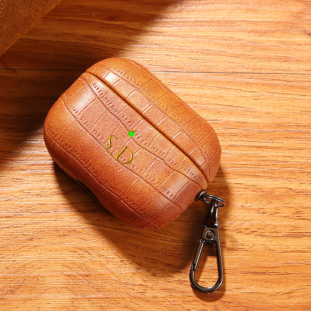 For Airpods 1 2 3 4 Pro 2 Luxu – Monogram Keychain Leather Bewertung und Preis