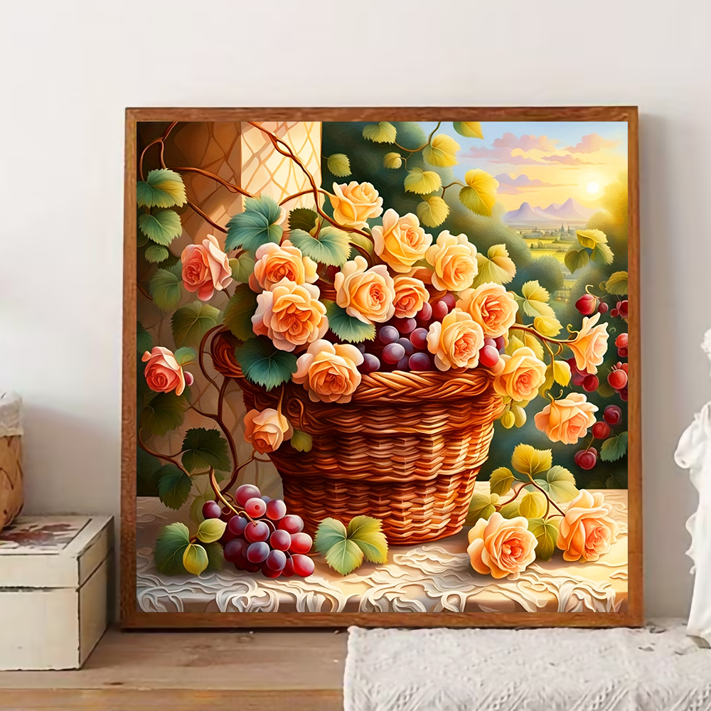 Flower Diamond Painting Kit Fu – Photo Mosaic Print Bewertung und Preis