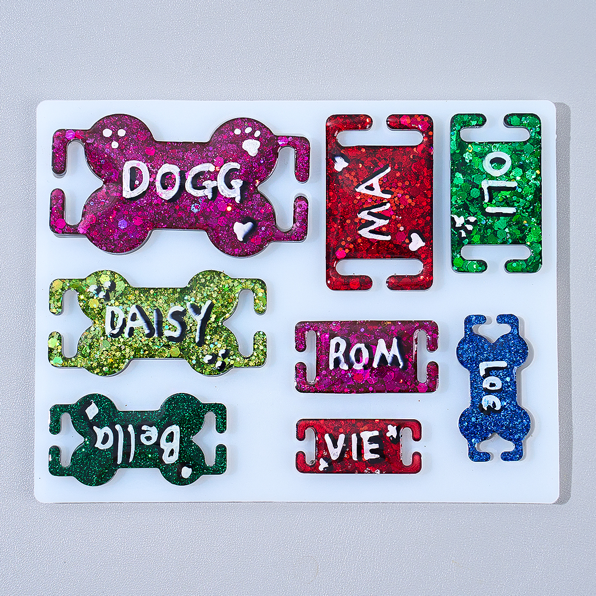 DIY Cat Dog ID Tag Silicone Mo – Pet Portrait Custom Bewertung und Preis