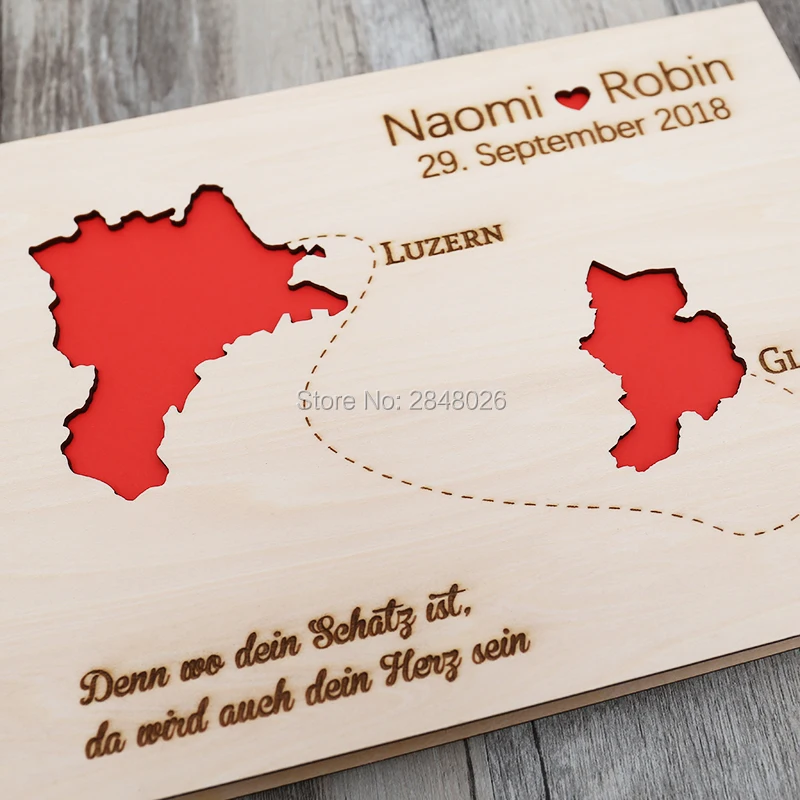 Rustic personalized wedding gu – Custom Photo Book Bewertung und Preis