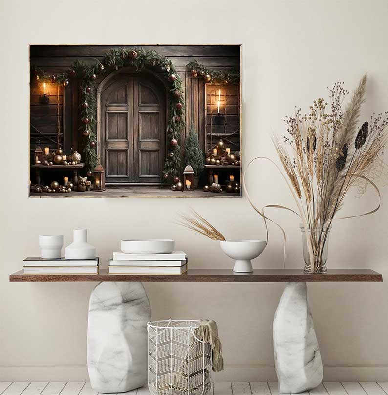 1pc frameless Large Christmas  – Family Tree Print Bewertung und Preis
