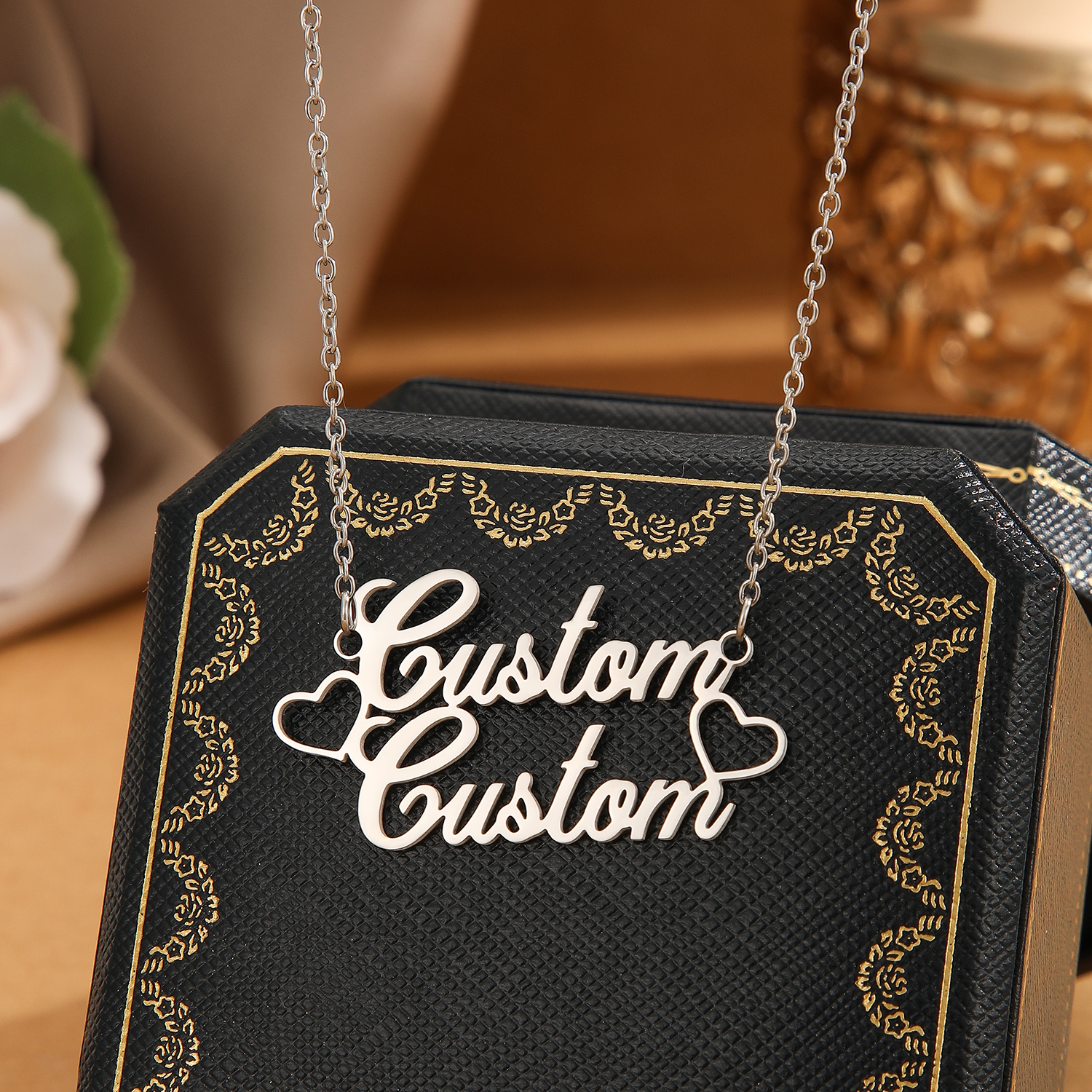 1pc Stainless Steel Customized – Name Necklace Custom Bewertung und Preis