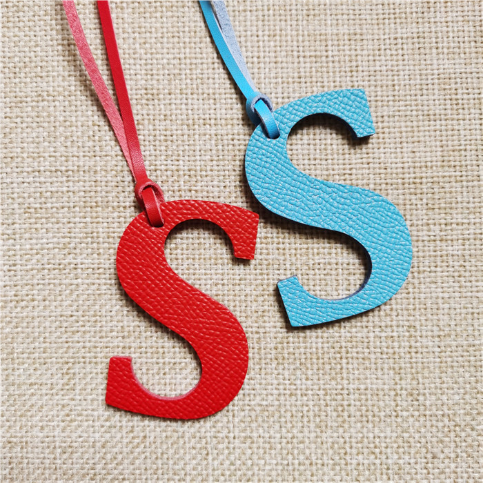 English Letter O P Q R S T Alp – Monogram Keychain Leather Bewertung und Preis