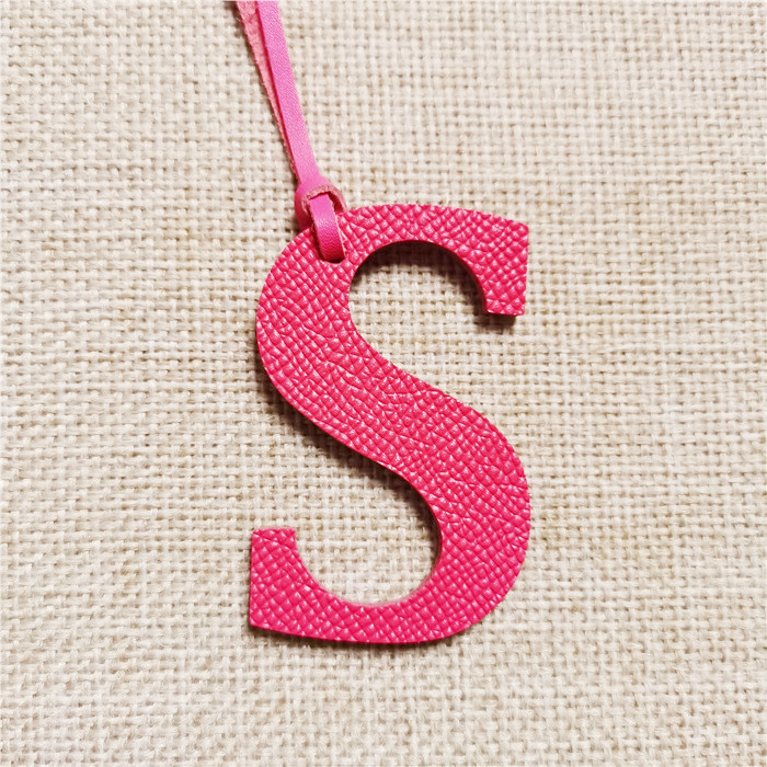 English Letter O P Q R S T Alp – Monogram Keychain Leather Bewertung und Preis