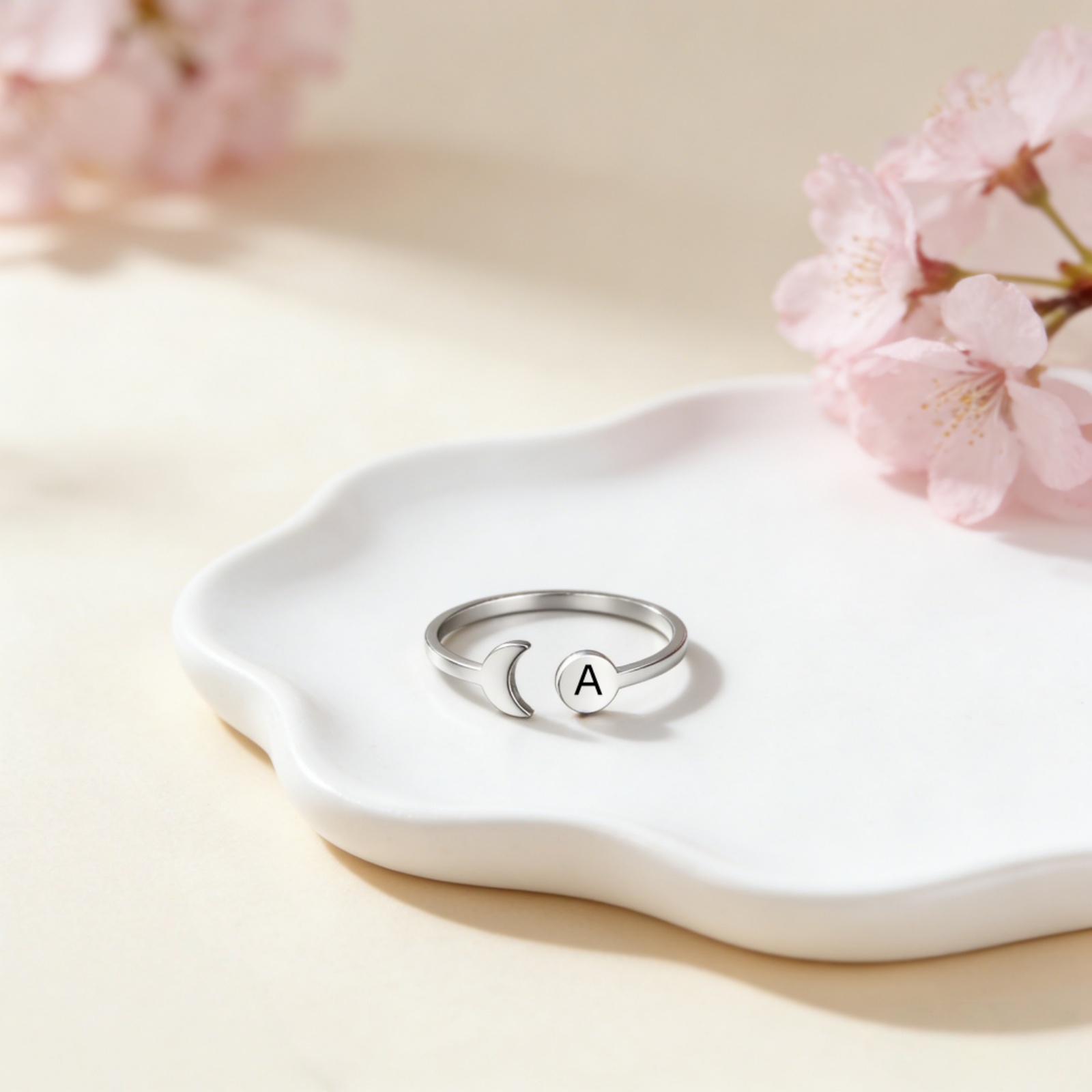 Customized Name A-Z Initial Re – Initial Ring Custom Bewertung und Preis