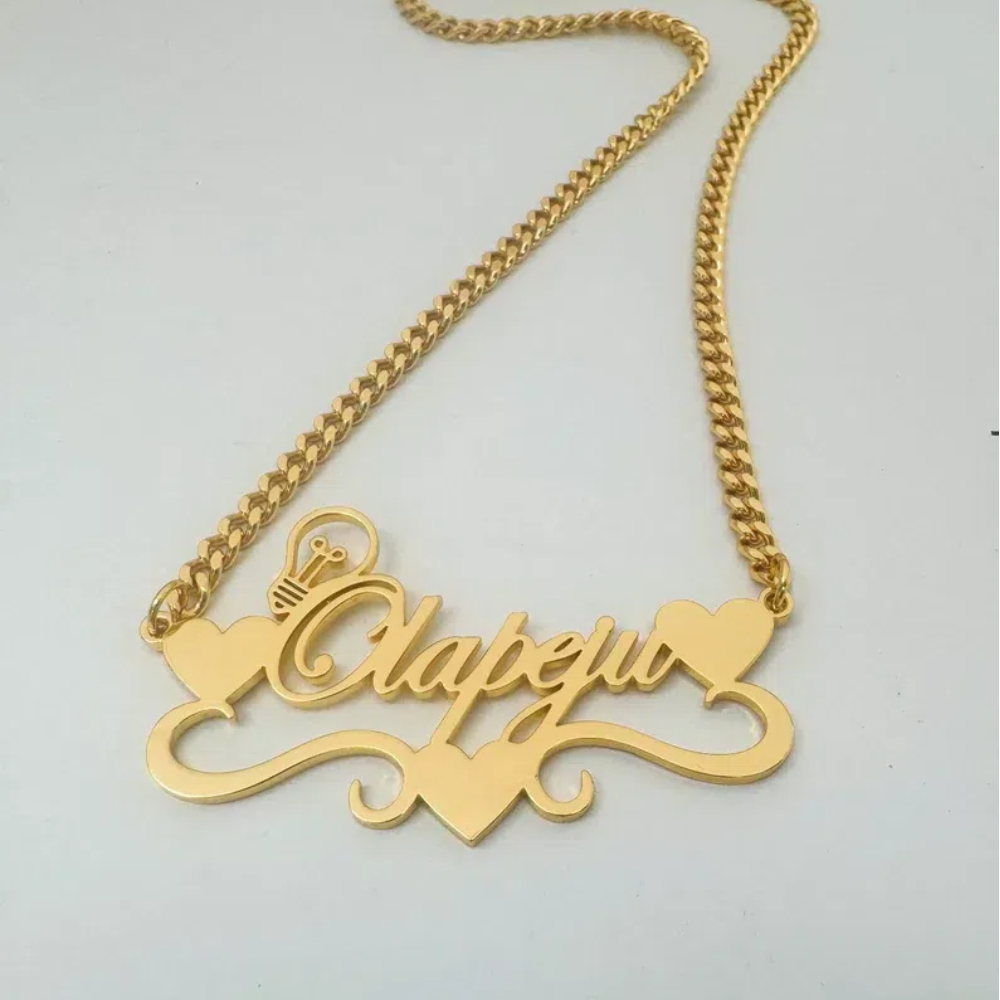 Handcrafted Gold Color Name Ne – Name Necklace Custom Bewertung und Preis