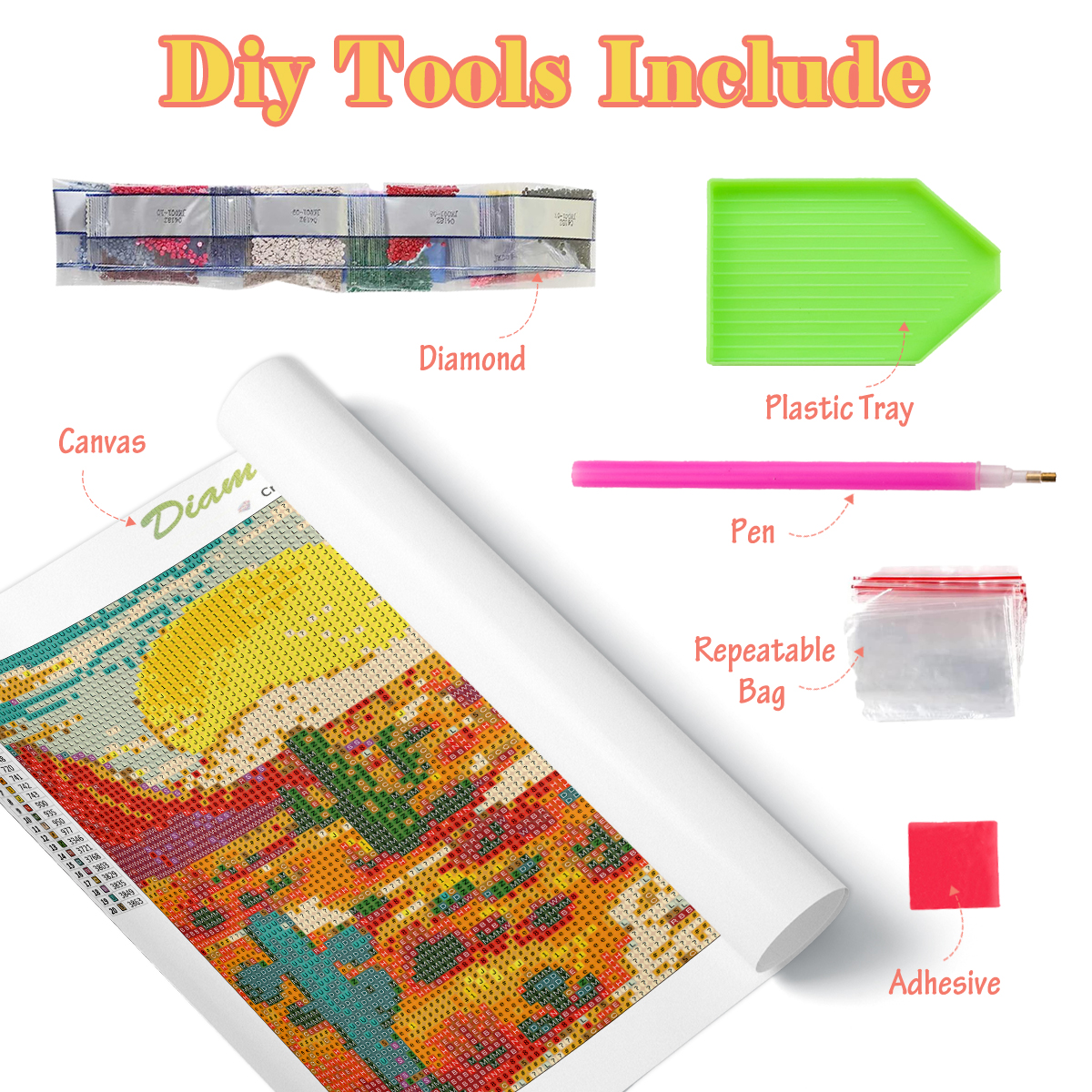 Frameless, DIY Diamond Paintin – Photo Mosaic Print Bewertung und Preis