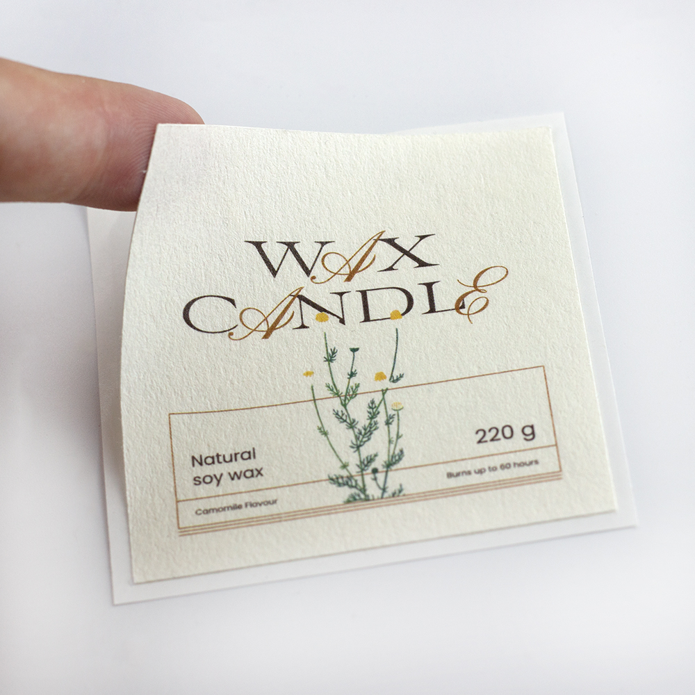 Custom Logo Printing Adhesive  – Personalised Candle Label Bewertung und Preis