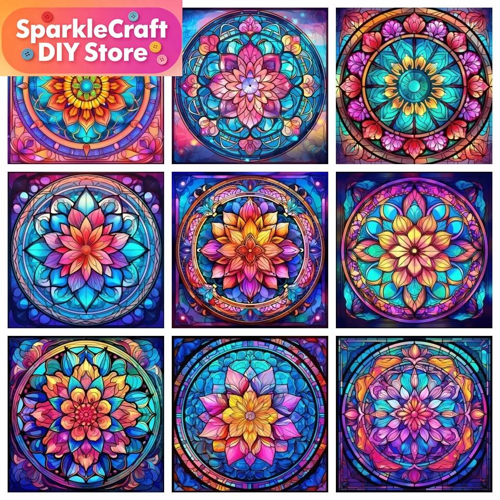 Diamond Painting Mandala Flowe – Photo Mosaic Print Bewertung und Preis