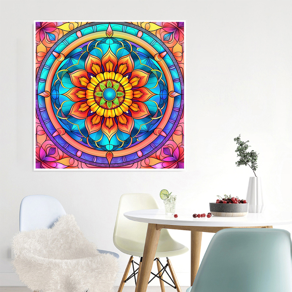 Diamond Painting Mandala Flowe – Photo Mosaic Print Bewertung und Preis