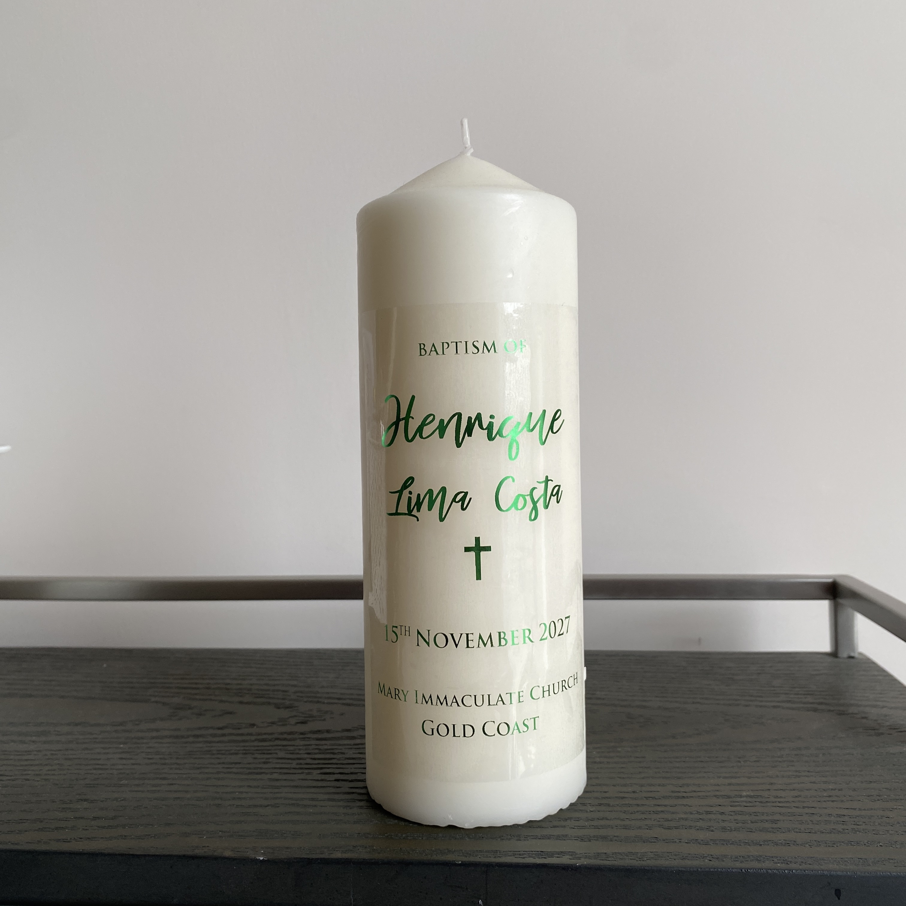 1 Personalized Wedding Candle  – Personalised Candle Label Bewertung und Preis