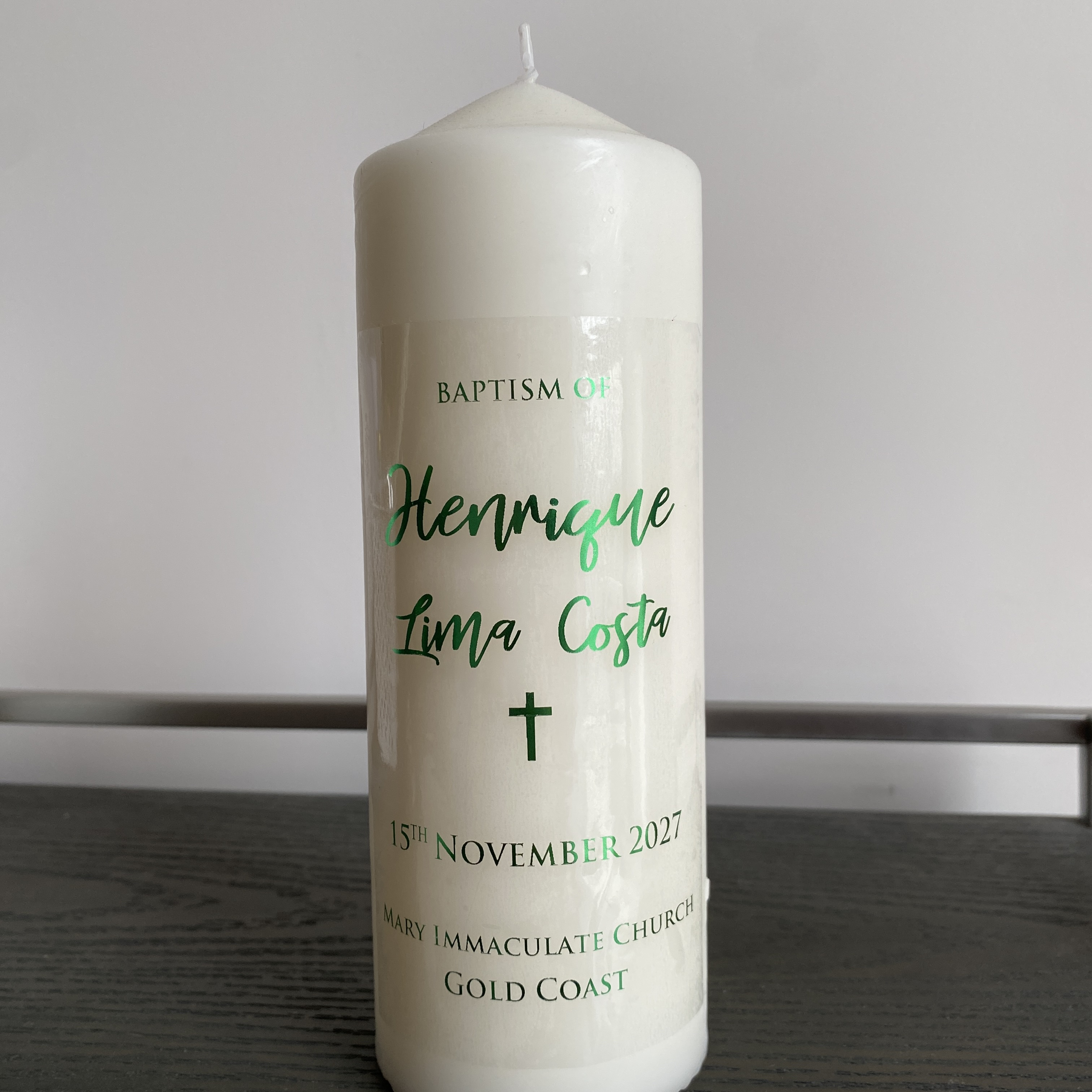 1 Personalized Wedding Candle  – Personalised Candle Label Bewertung und Preis