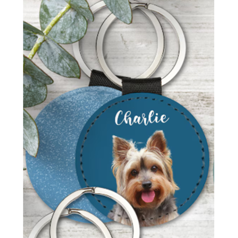 Custom Pet Photo Keychain Pers – Pet Portrait Custom Bewertung und Preis