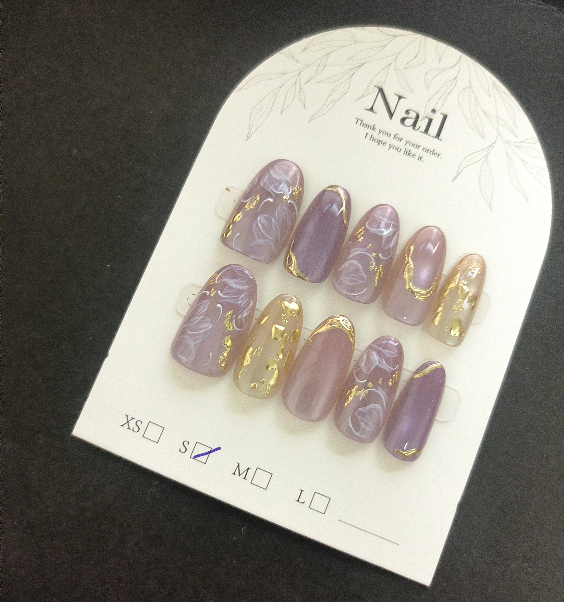 10pcs Handmade Press On Nails  – Pressed Flower Art Bewertung und Preis