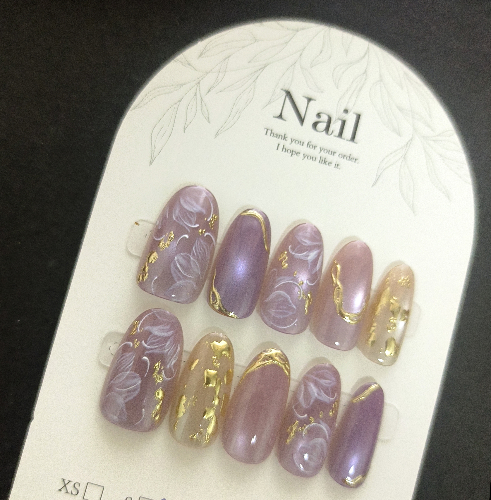 10pcs Handmade Press On Nails  – Pressed Flower Art Bewertung und Preis