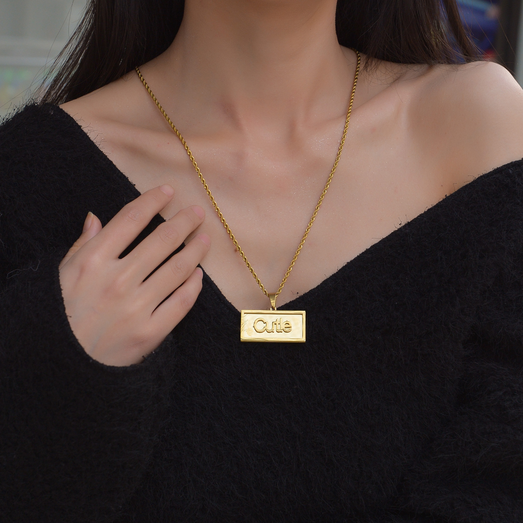 Custom Name Hip Hop Necklace f – Name Necklace Custom Bewertung und Preis