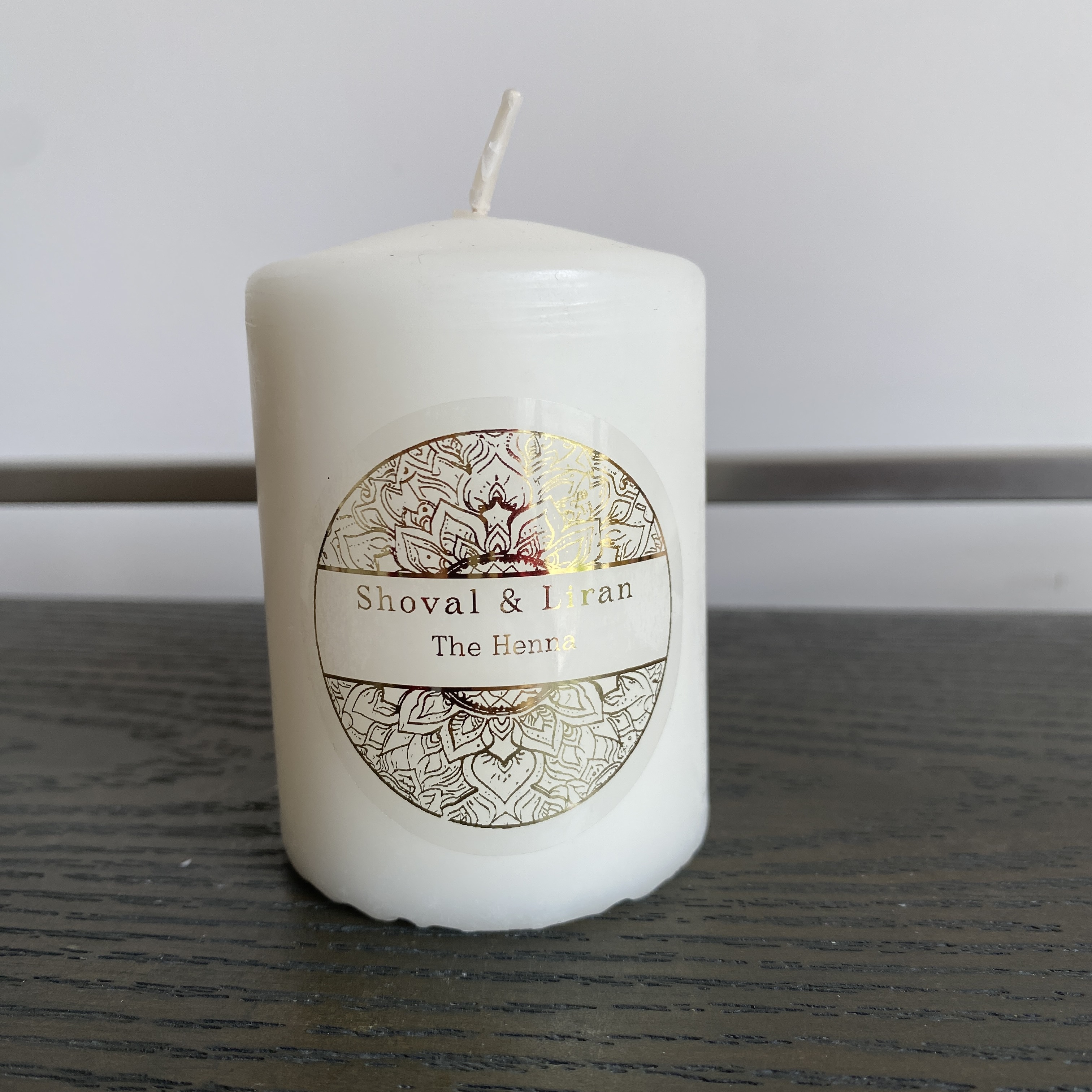 Custom henna day candle sticke – Personalised Candle Label Bewertung und Preis