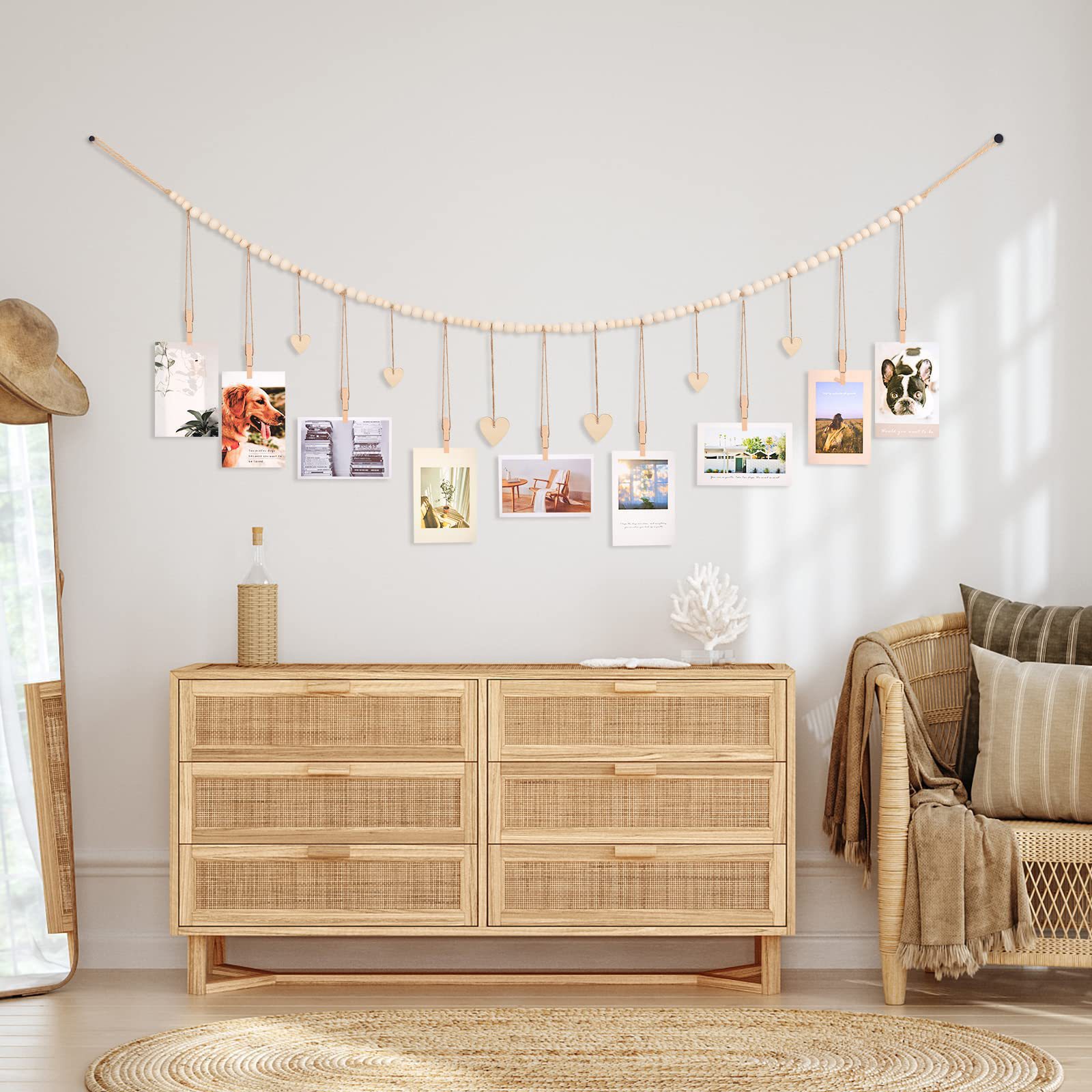 Hanging Photo Display Wall Dec – Engraved Wood Frame Bewertung und Preis