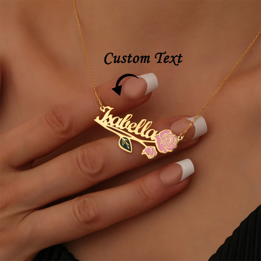 Personalized Colorfuls Birth F – Name Necklace Custom Bewertung und Preis