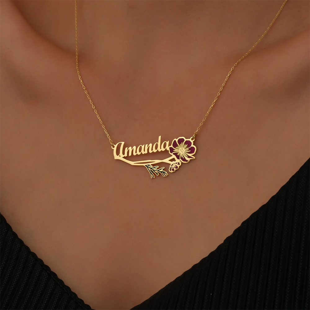 Personalized Colorfuls Birth F – Name Necklace Custom Bewertung und Preis
