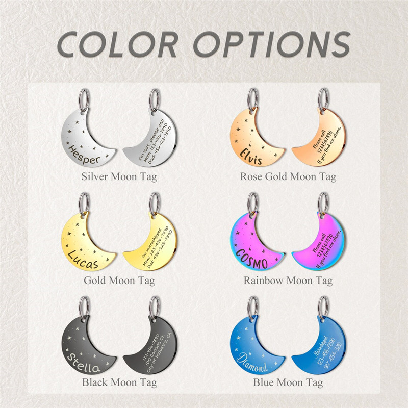 Personalized Anti-lost ID Tag  – Custom Night Sky Bewertung und Preis