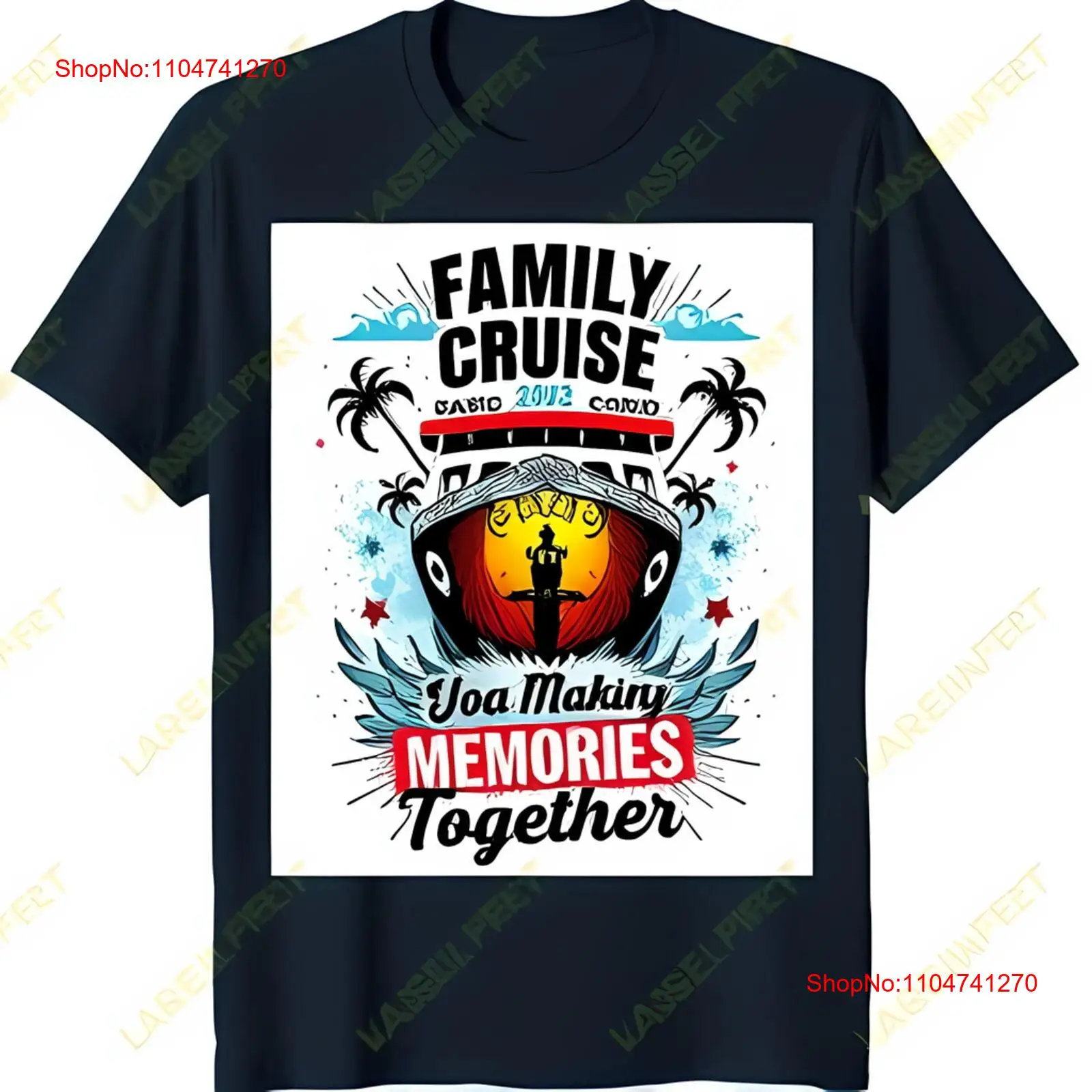Dark Blue Family Cruise T Shir – Family Tree Print Bewertung und Preis