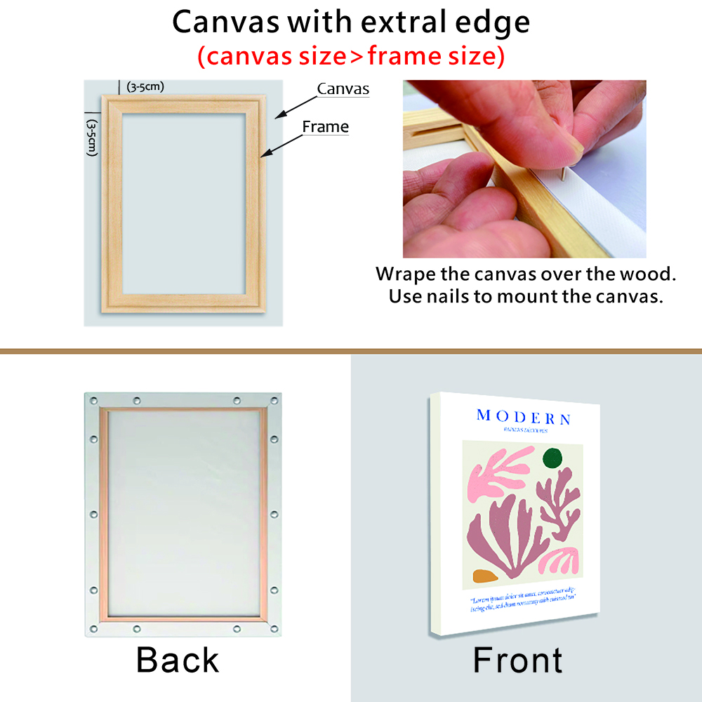 30x40 50x70 70x100cm Canvas Fr – Engraved Wood Frame Bewertung und Preis