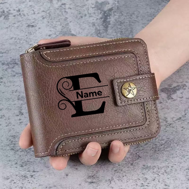 Men's Custom Wallet - Personal – Personalized Name Box Bewertung und Preis