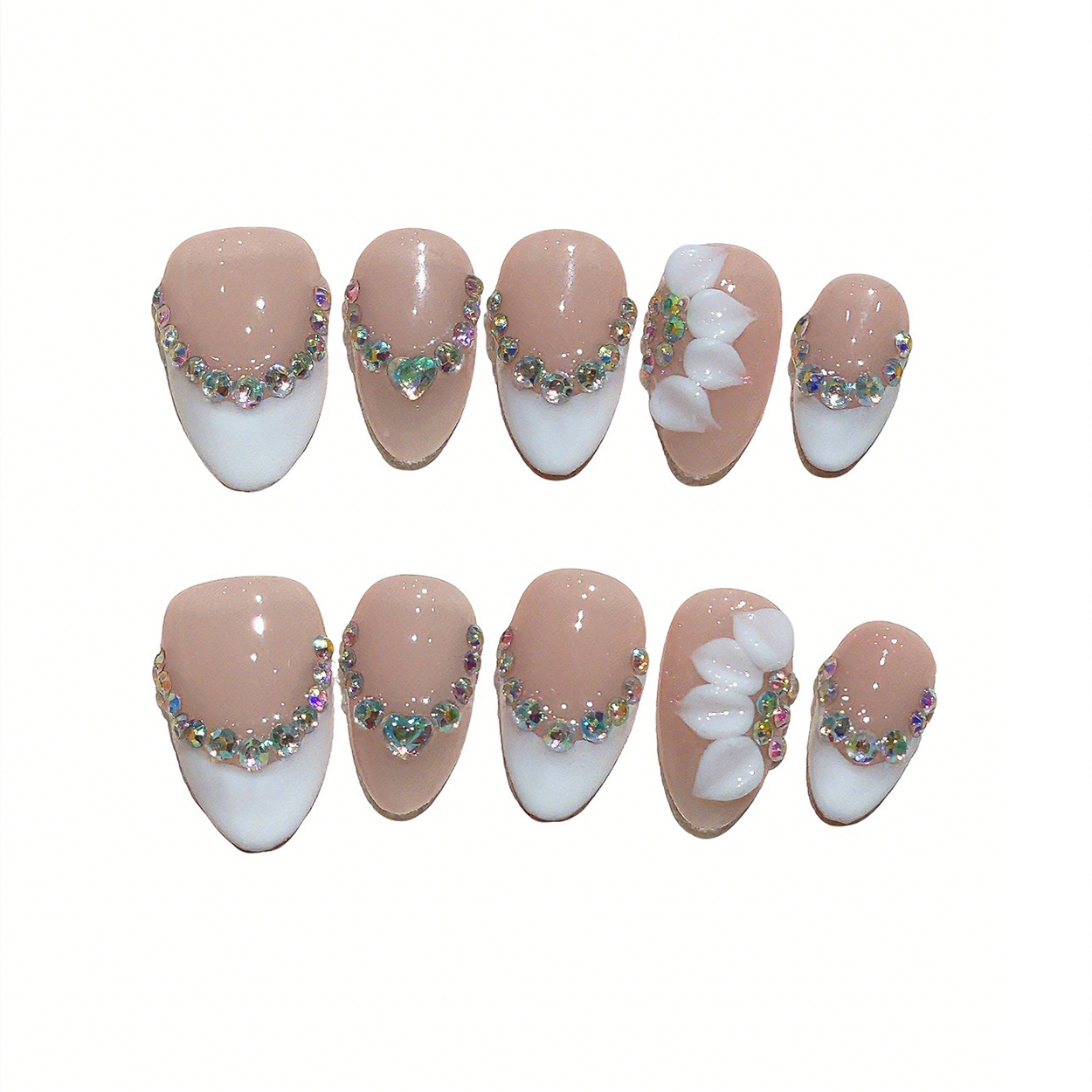 10pcs Short Almond Handmade Pr – Pressed Flower Art Bewertung und Preis