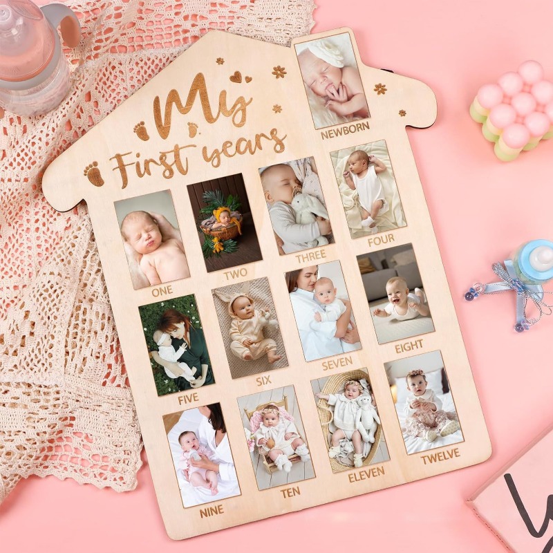 Wooden Baby Commemorative Phot – Engraved Wood Frame Bewertung und Preis