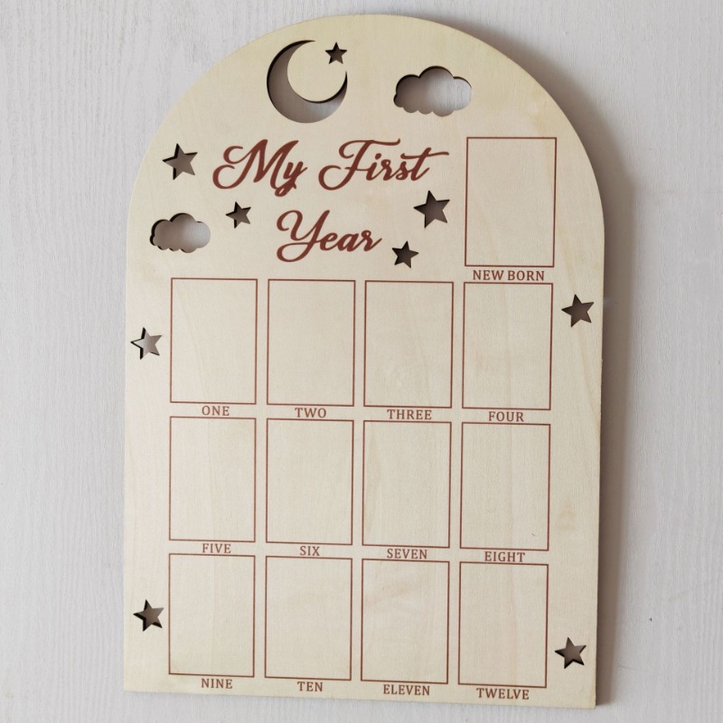 Wooden Baby Commemorative Phot – Engraved Wood Frame Bewertung und Preis