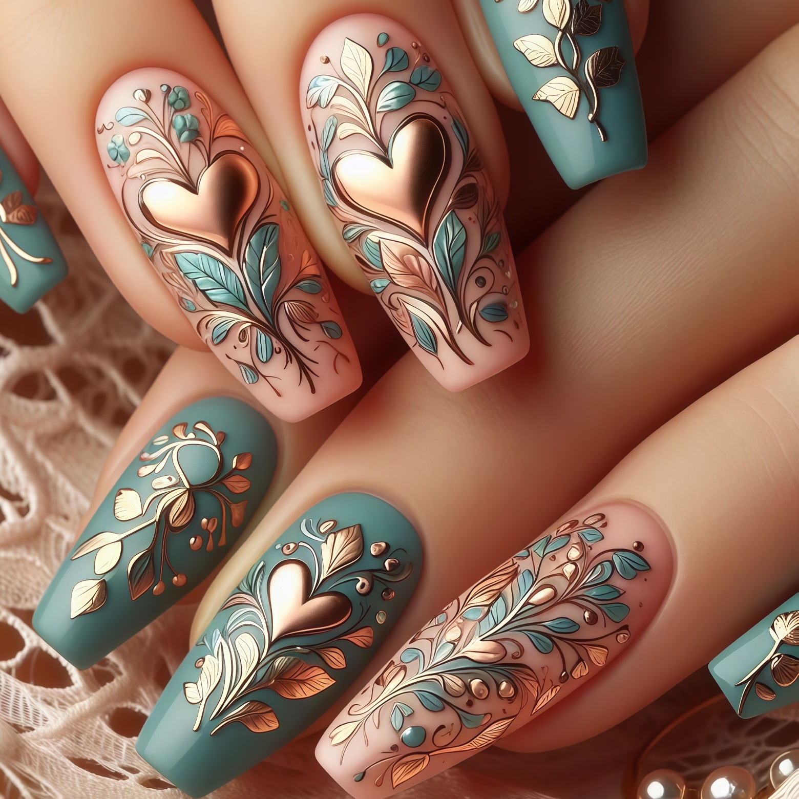 24pcs/set 3D fake nails for wo – Pressed Flower Art Bewertung und Preis