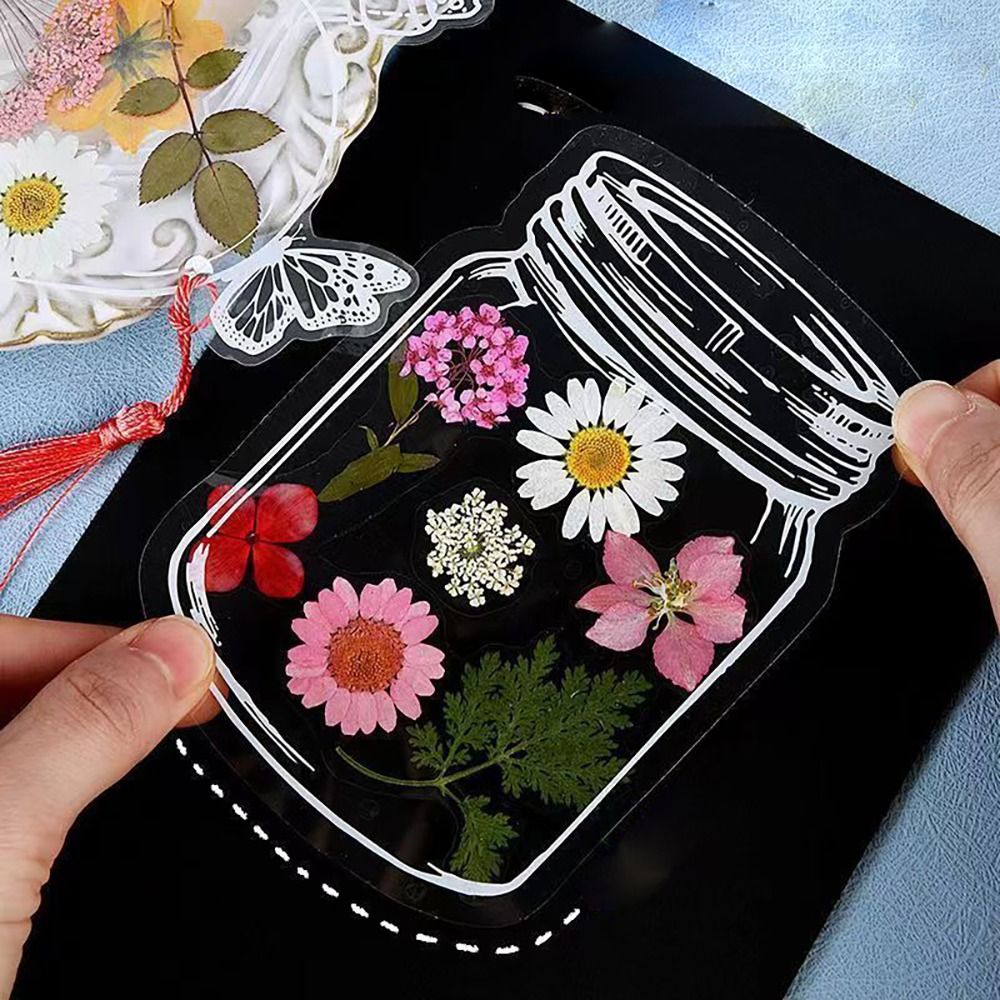 Glassware Shape Bookmarks Stic – Dried Flower Bookmark Bewertung und Preis