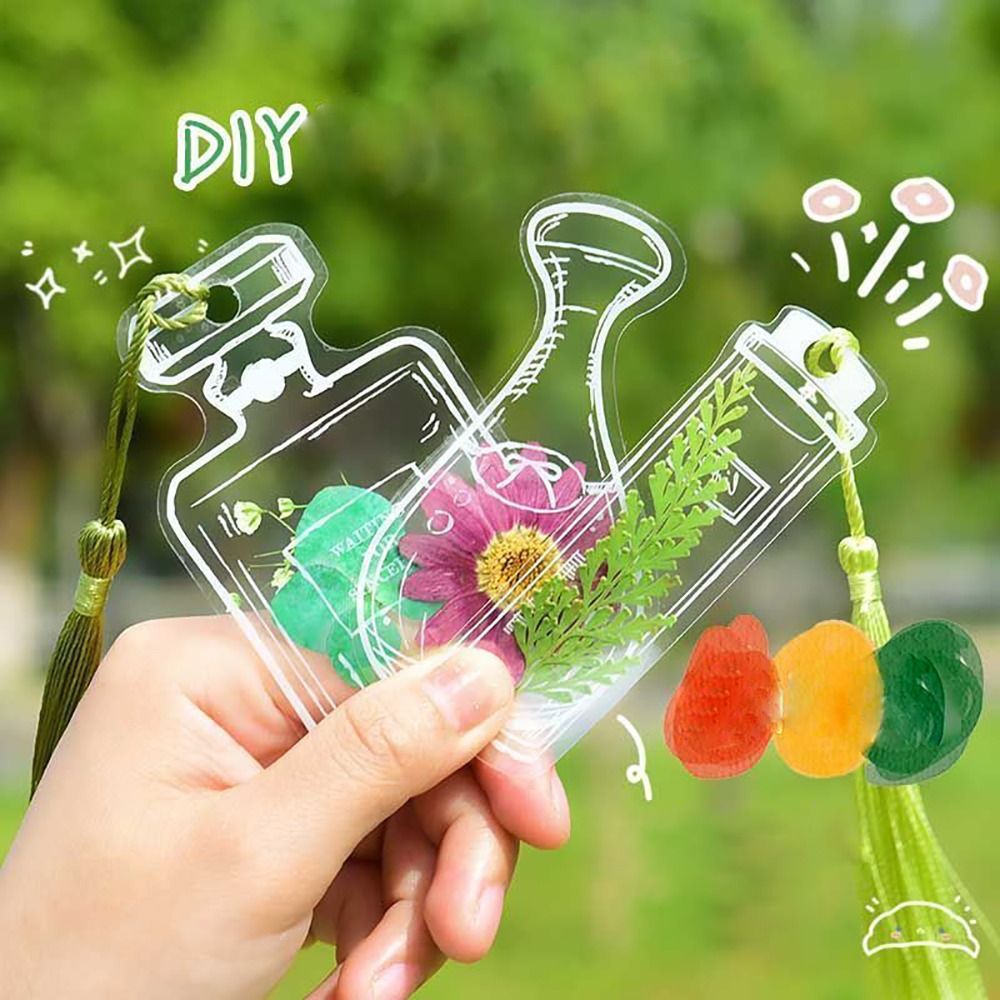 Glassware Shape Bookmarks Stic – Dried Flower Bookmark Bewertung und Preis