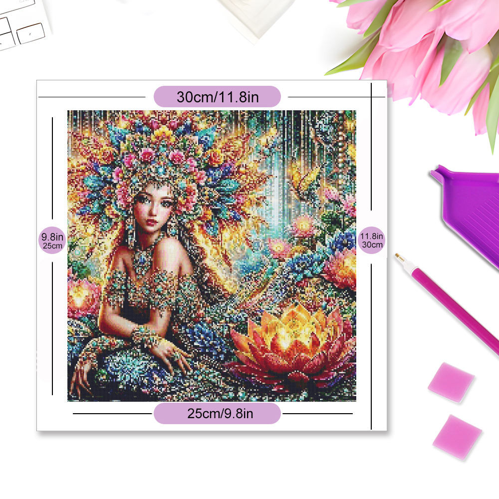 Momoart Diamond Mosaic Woman R – Photo Mosaic Print Bewertung und Preis