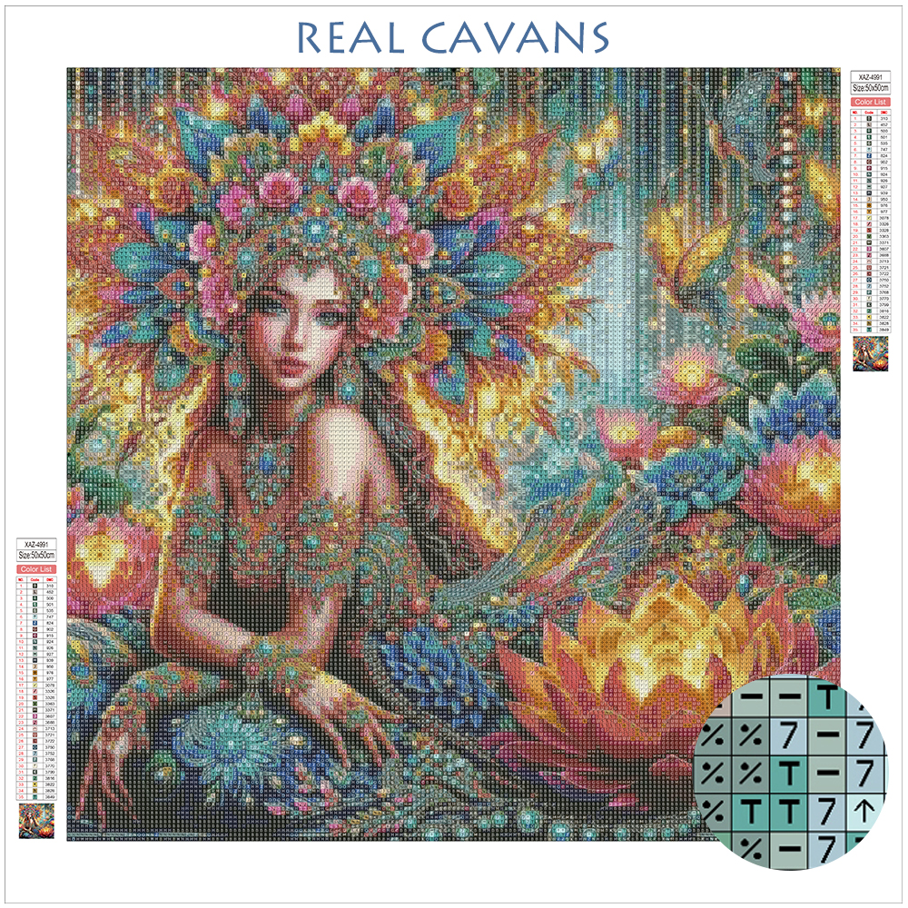 Momoart Diamond Mosaic Woman R – Photo Mosaic Print Bewertung und Preis