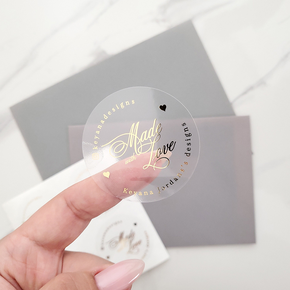 Custom 50pcs Round Gold Foil C – Personalised Candle Label Bewertung und Preis