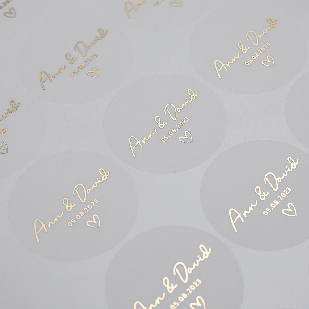Custom 50pcs Round Gold Foil C – Personalised Candle Label Bewertung und Preis