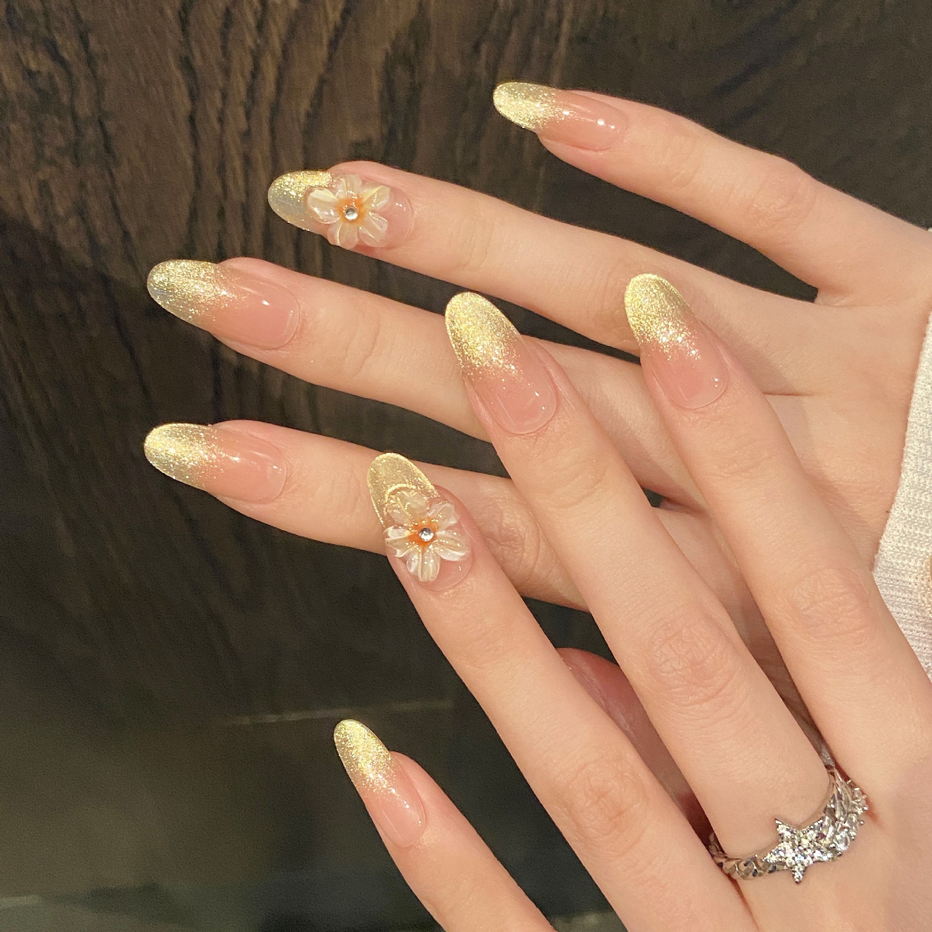 10pcs Handmade Press on Nails  – Pressed Flower Art Bewertung und Preis