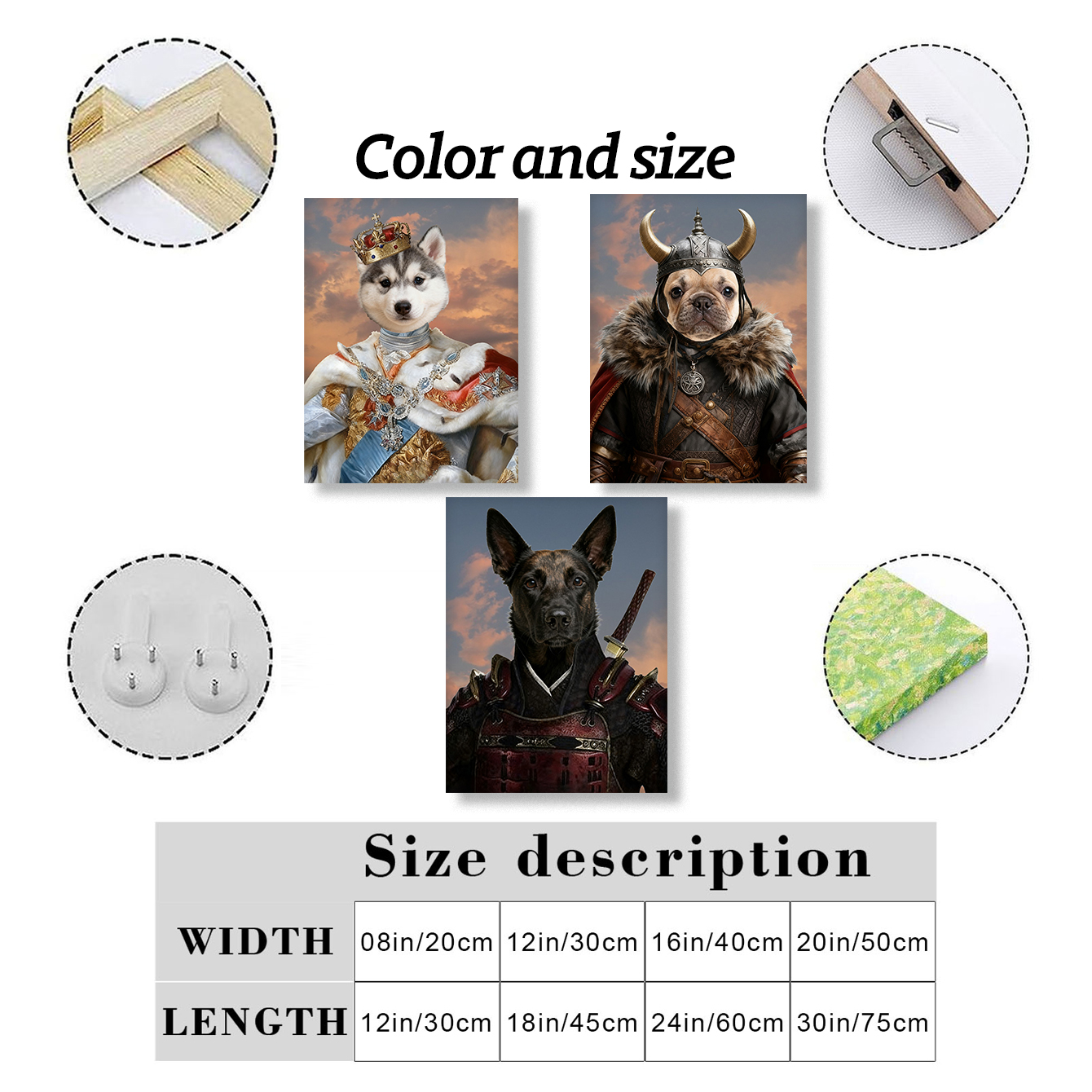 Customized Canvas Painting Roy – Pet Portrait Custom Bewertung und Preis