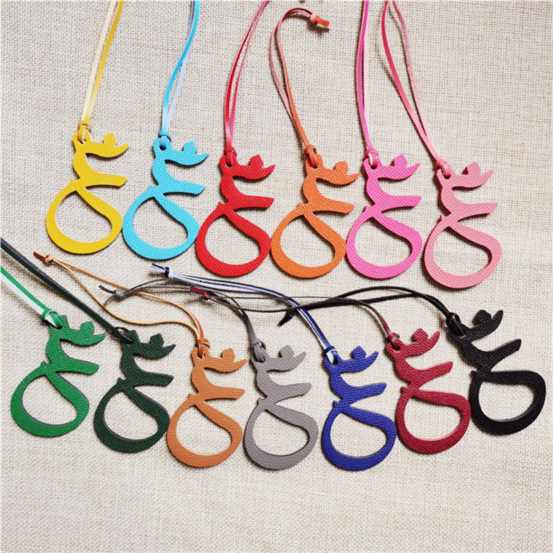Natural Leather Keychain with  – Monogram Keychain Leather Bewertung und Preis