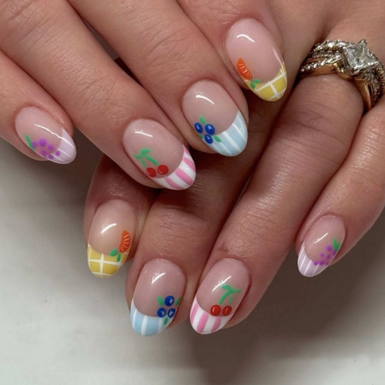 24Pcs Simple Almond Nails Tips – Pressed Flower Art Bewertung und Preis