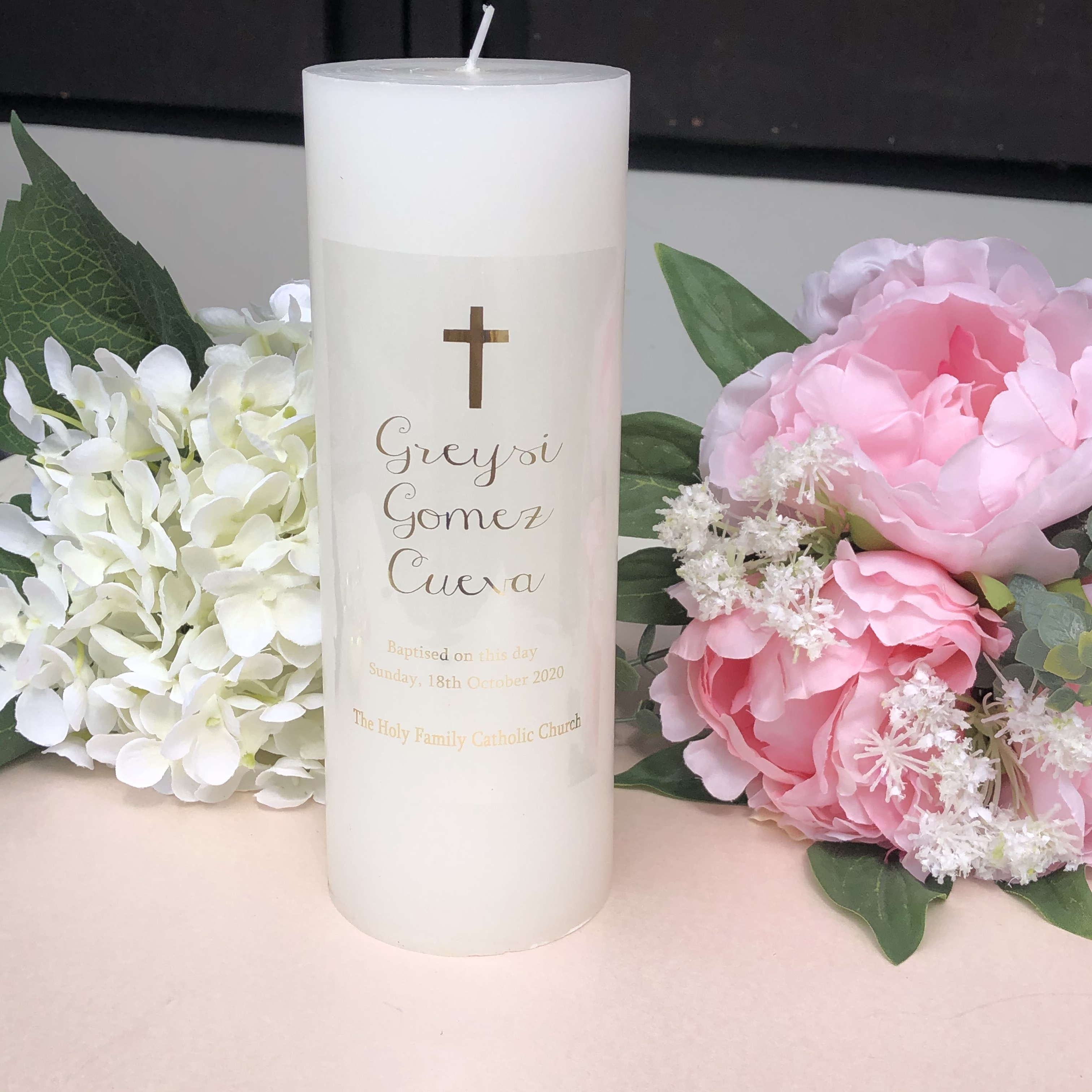 1 Personalised My Baptism cand – Personalised Candle Label Bewertung und Preis