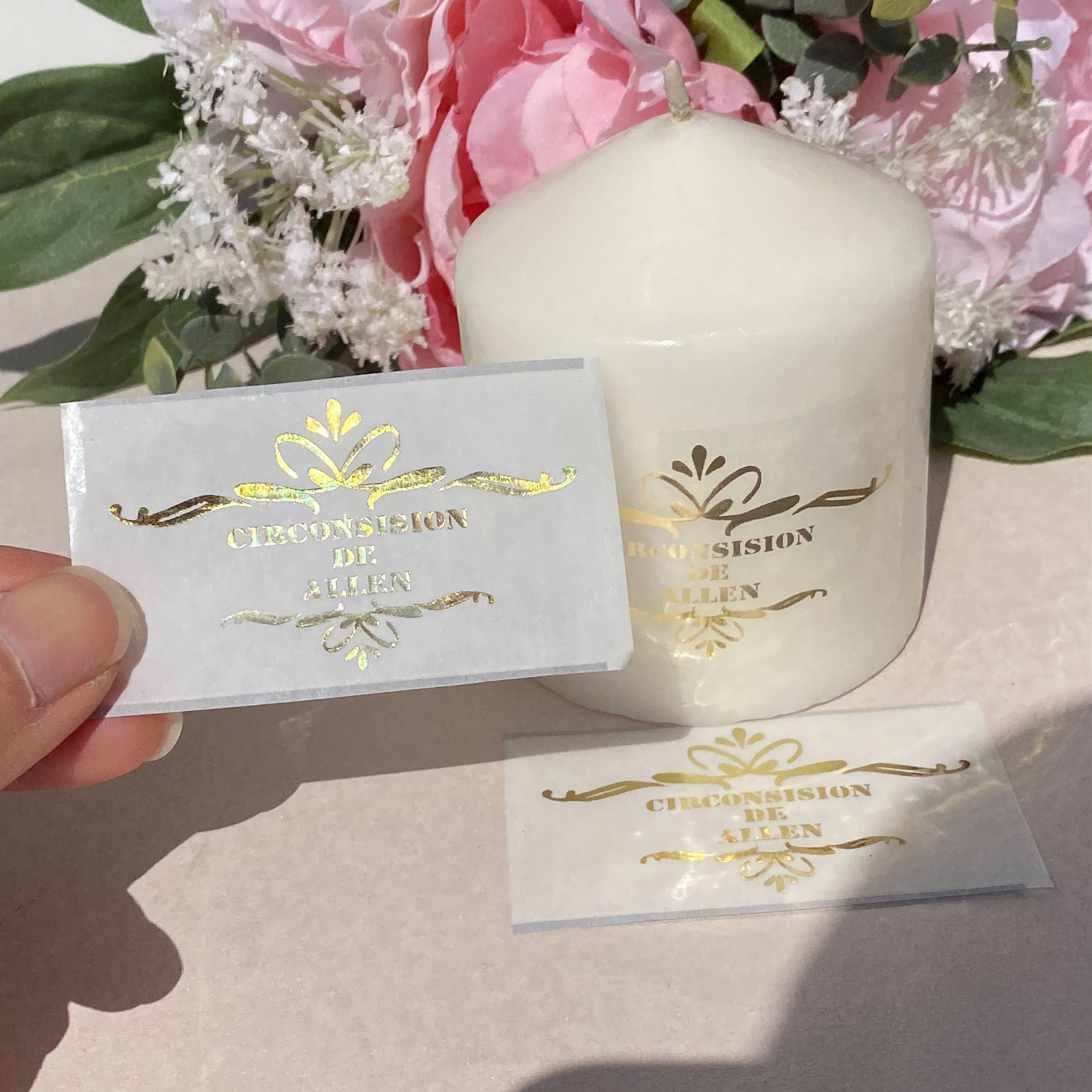 Personalized Boy Circumcision  – Personalised Candle Label Bewertung und Preis