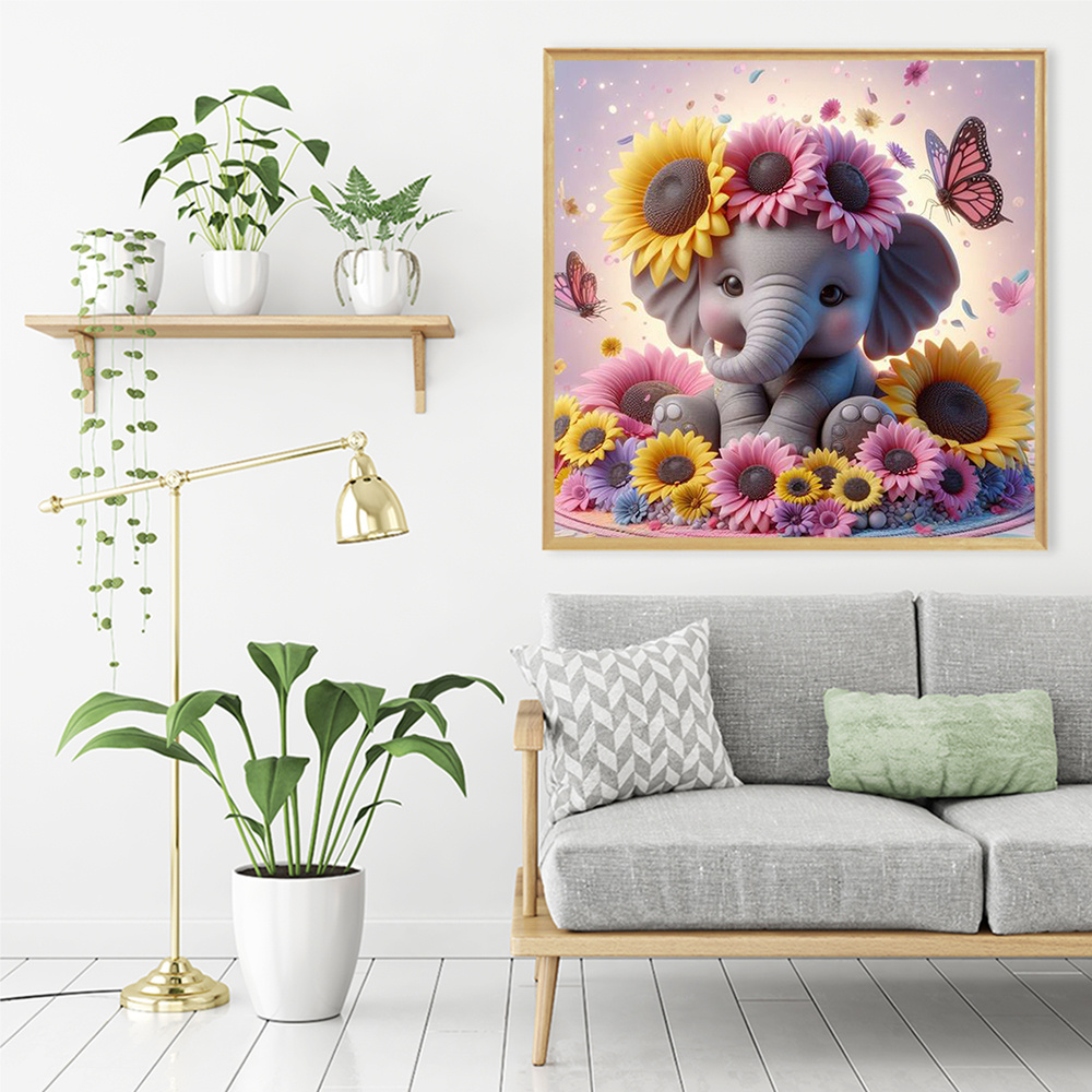 Evershine Elephant Diamond Pai – Photo Mosaic Print Bewertung und Preis