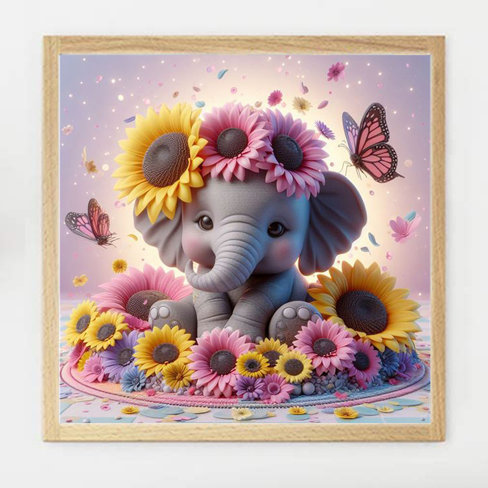 Evershine Elephant Diamond Pai – Photo Mosaic Print Bewertung und Preis