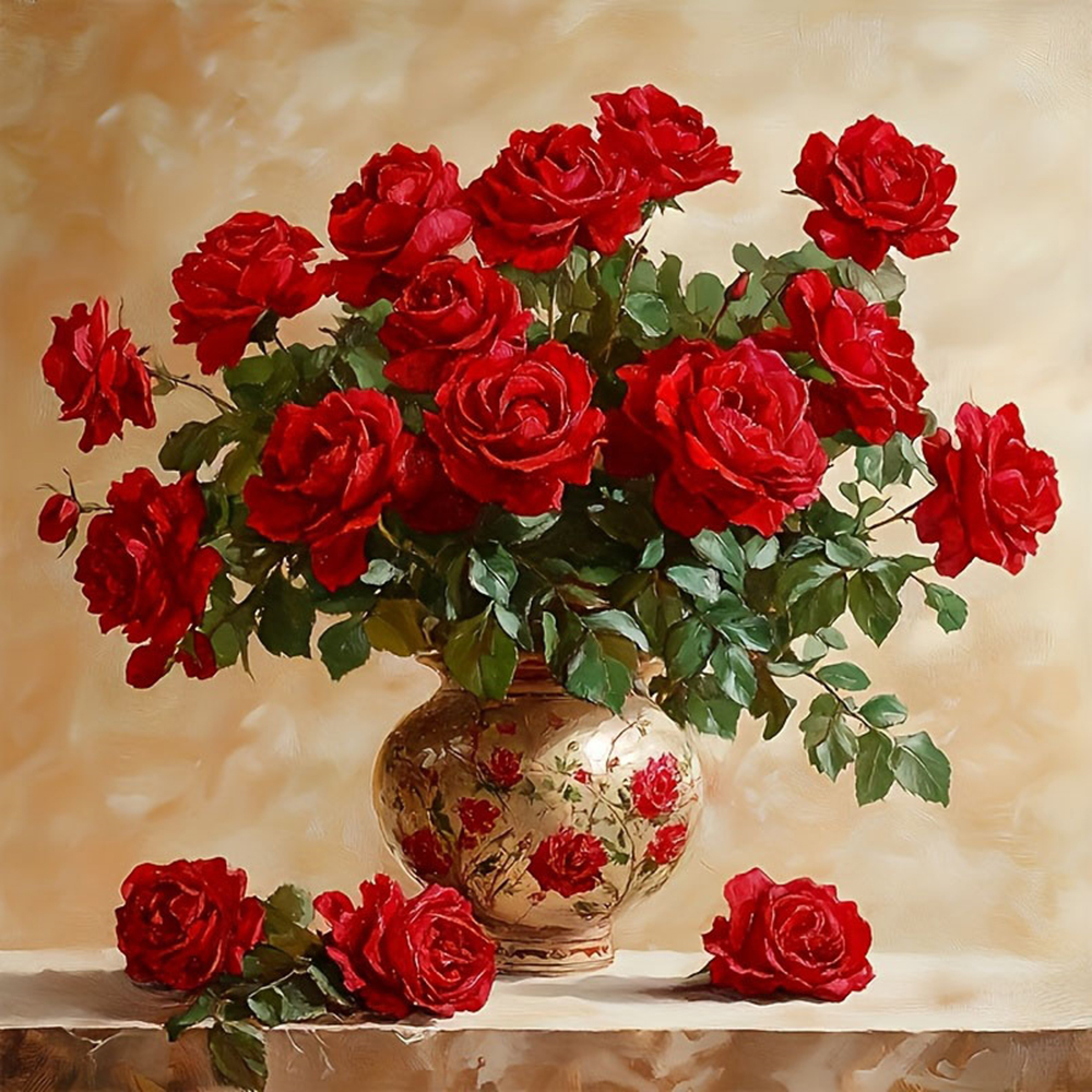 Rose Diamond Painting Full Squ – Photo Mosaic Print Bewertung und Preis