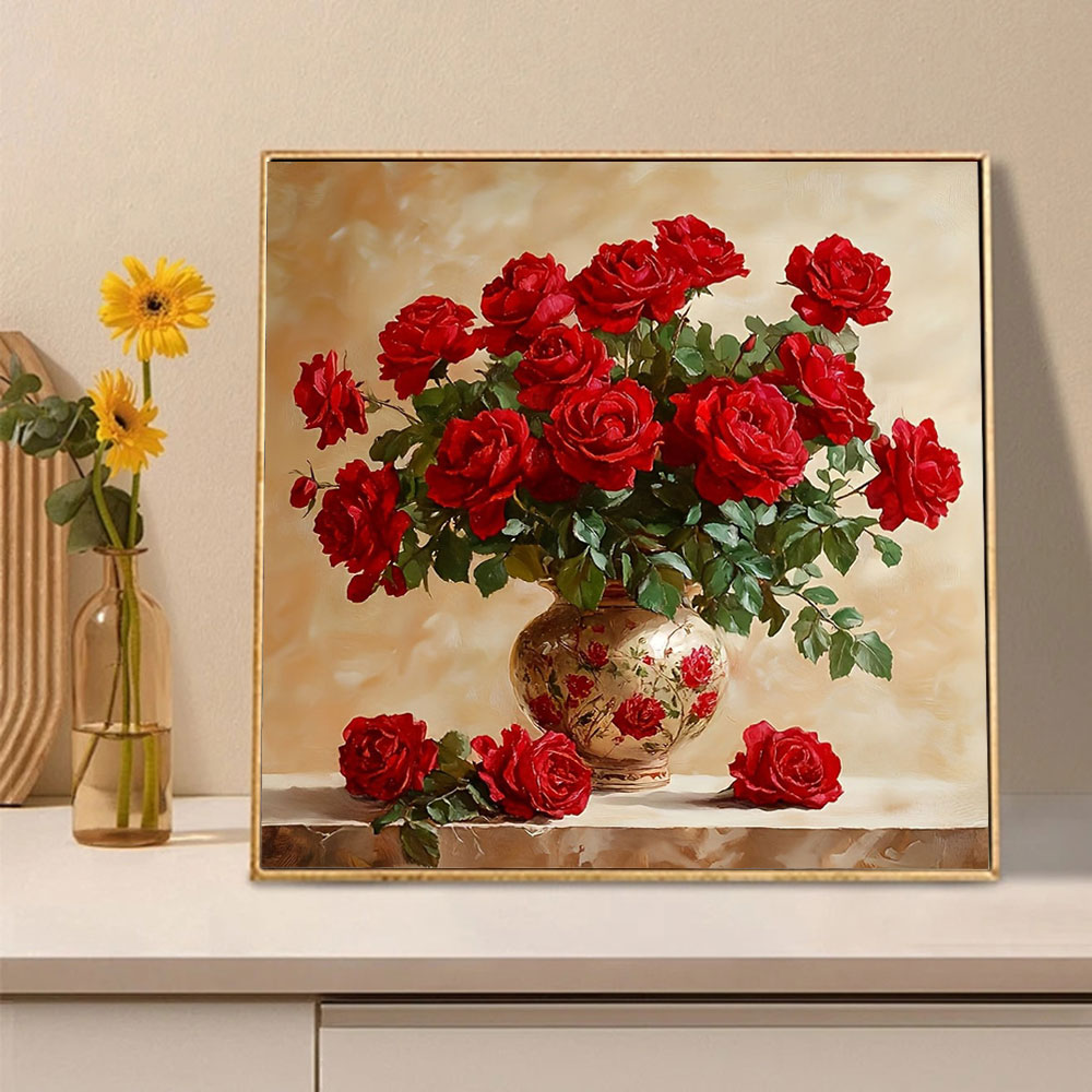 Rose Diamond Painting Full Squ – Photo Mosaic Print Bewertung und Preis